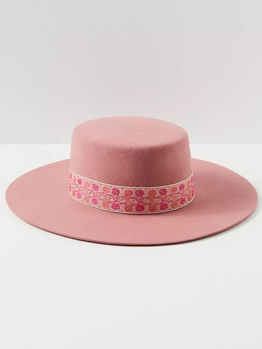 Lack Of Color Sierra Rose Boater Hat NWT